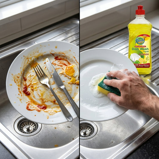 Dish Wash Liquid 500ml Lemon | Powerful Kitchen Cleaning Liquid for Daily Dishwashing