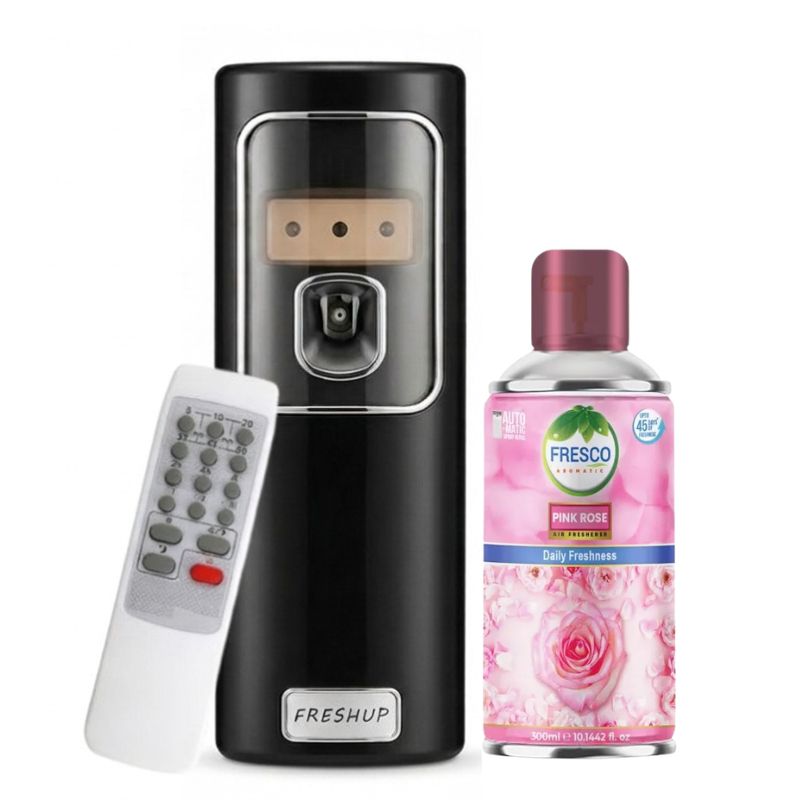 Black Remote Control Air Dispenser With Free 300ml Refill