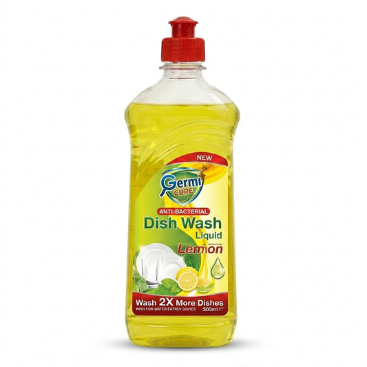 Dish Wash Liquid 500ml Lemon | Powerful Kitchen Cleaning Liquid for Daily Dishwashing