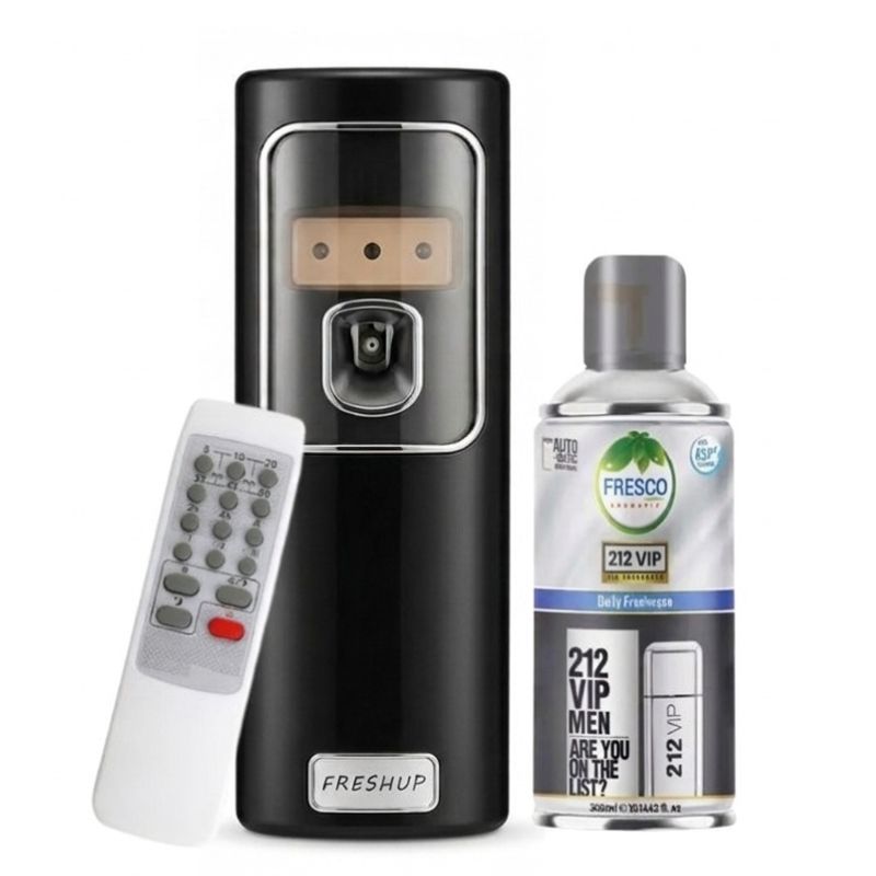 Black Remote Control Air Dispenser With Free 300ml Refill