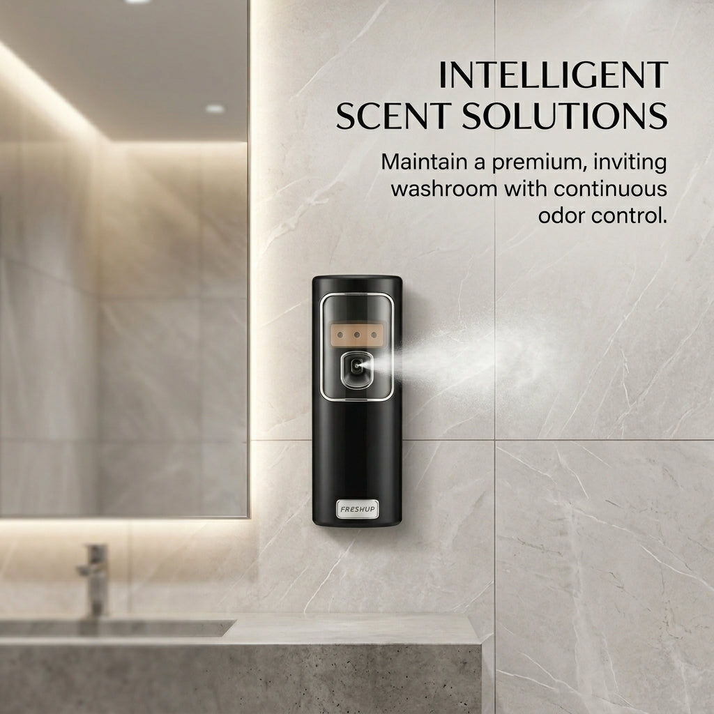 Black Remote Control Air Dispenser With Free 300ml Refill