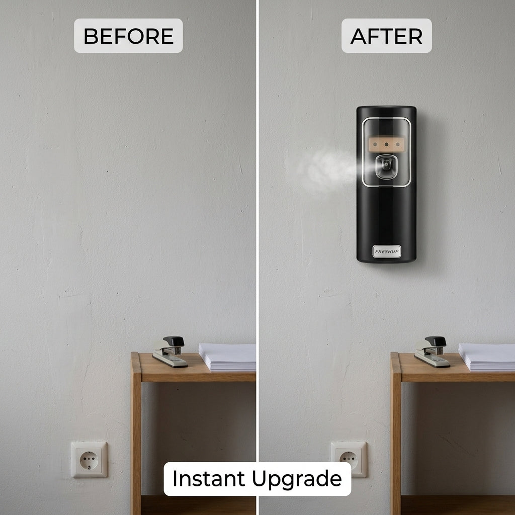Black Remote Control Air Dispenser With Free 300ml Refill
