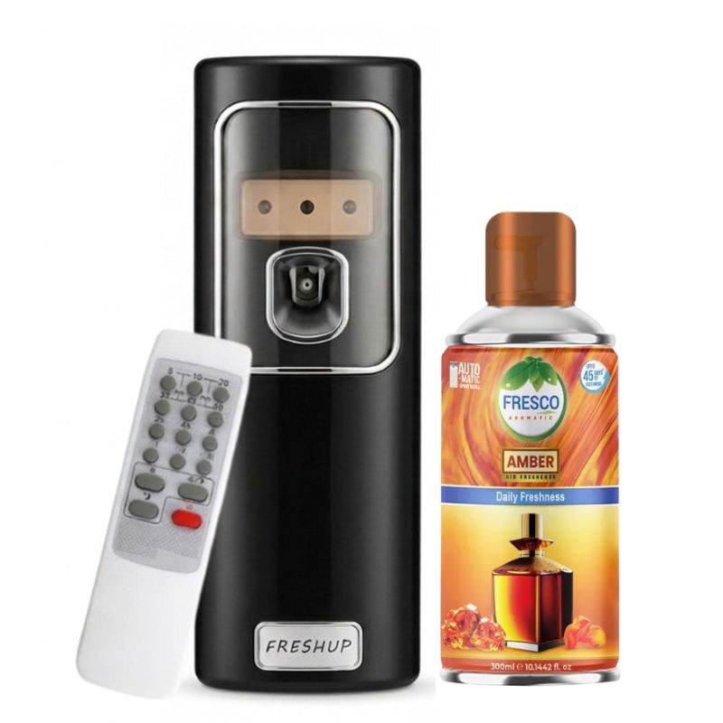 Black Remote Control Air Dispenser With Free 300ml Refill