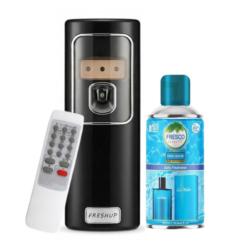 Black Remote Control Air Dispenser With Free 300ml Refill