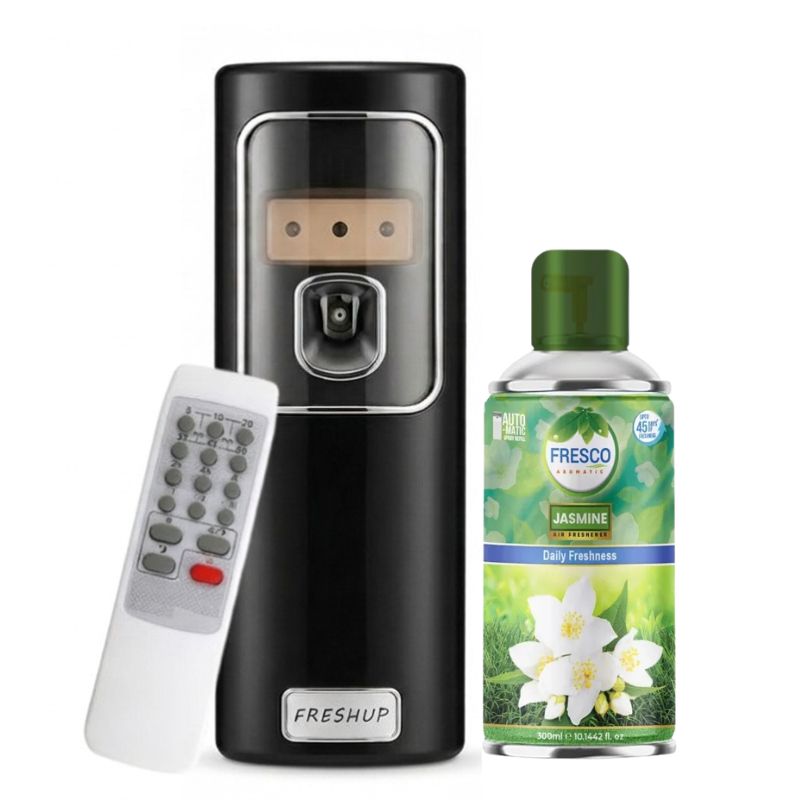 Black Remote Control Air Dispenser With Free 300ml Refill