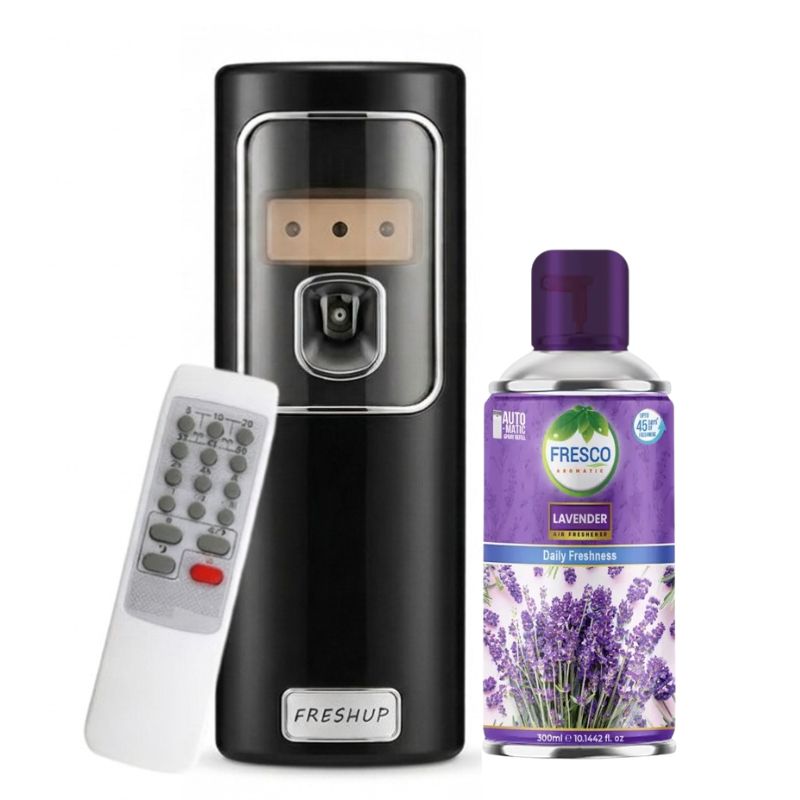 Black Remote Control Air Dispenser With Free 300ml Refill