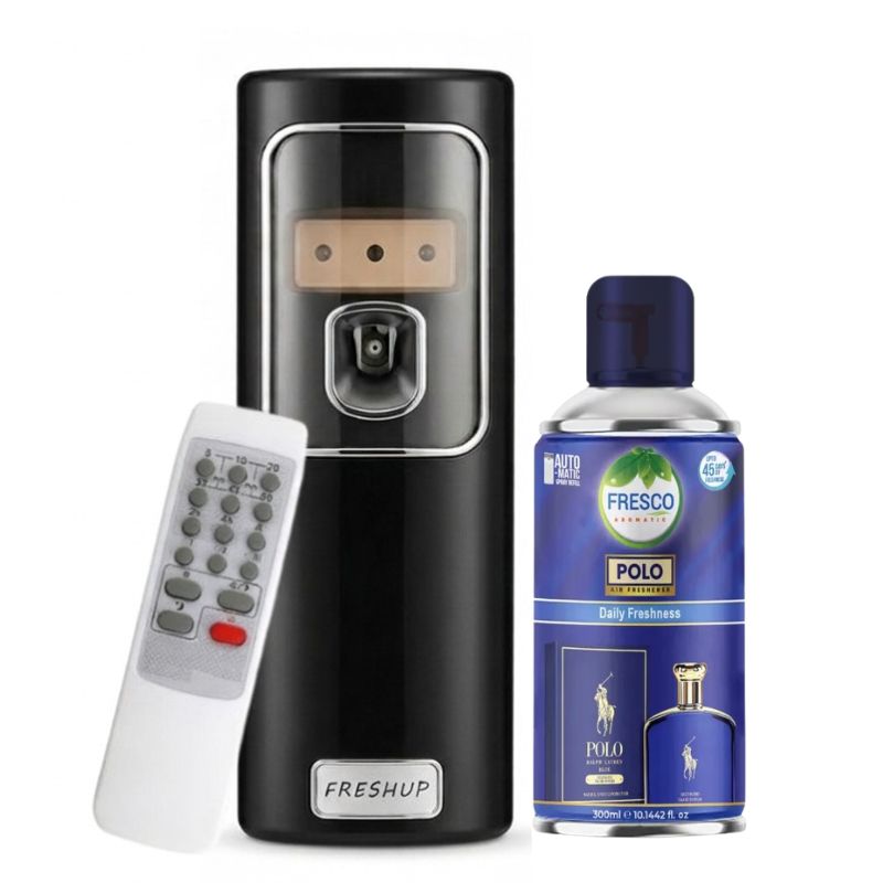 Black Remote Control Air Dispenser With Free 300ml Refill