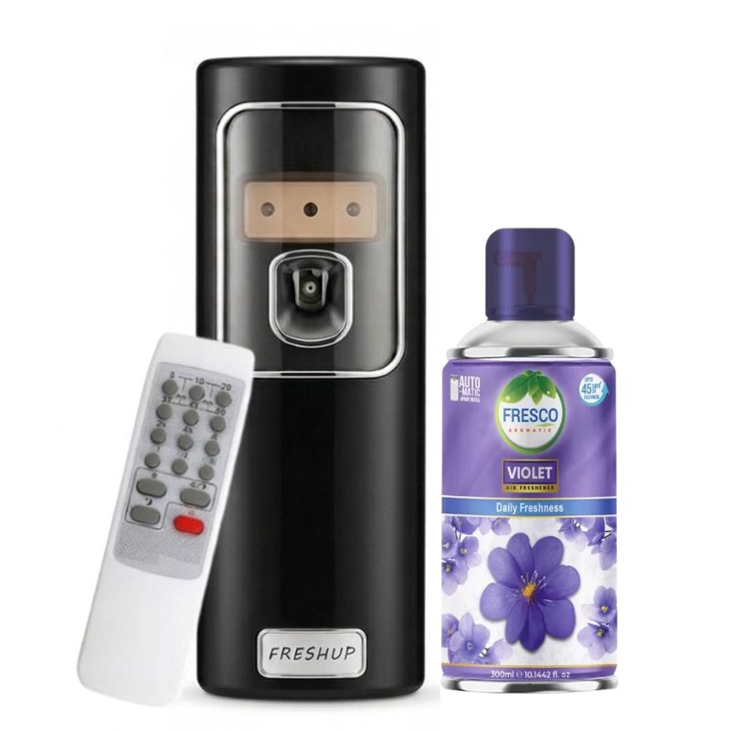 Black Remote Control Air Dispenser With Free 300ml Refill