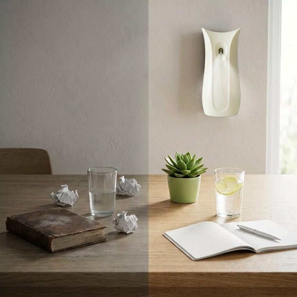 Automatic Air Freshener Dispenser – Airwick Design with Free Air Freshener & Batteries - Little Hygiene