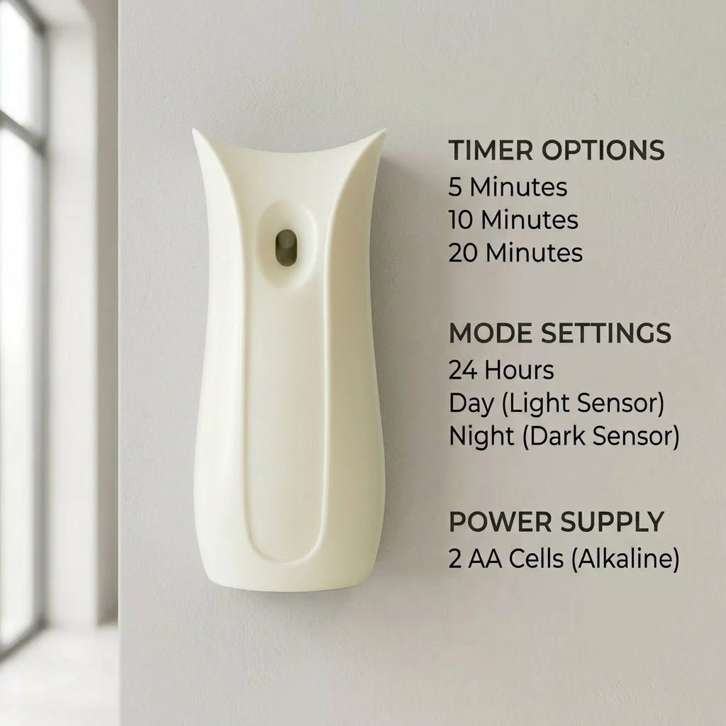 Automatic Air Freshener Dispenser – Airwick Design with Free Air Freshener & Batteries - Little Hygiene