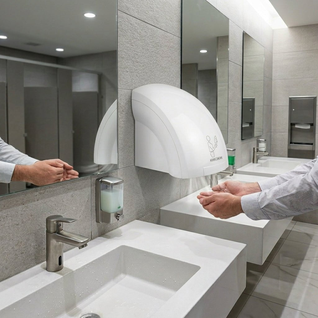 Automatic Hand Dryer 1500W | Wall Mounted Electric Hand Dryer with Plastic Body for Washroom Use - Little Hygiene