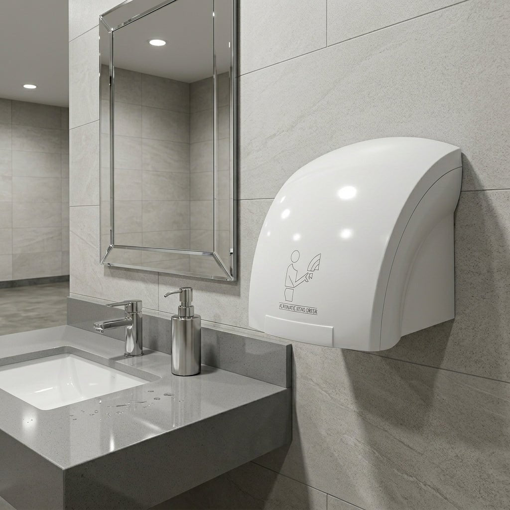 Automatic Hand Dryer 1500W | Wall Mounted Electric Hand Dryer with Plastic Body for Washroom Use - Little Hygiene