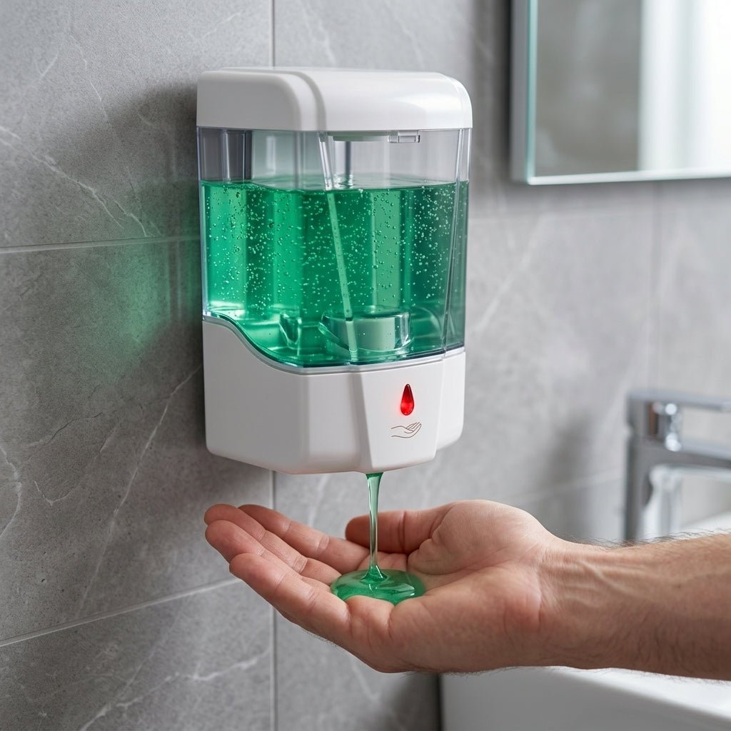 Automatic Touchless Soap Dispenser 600ml | Hygienic Wall Mounted Sanitizer & Liquid Dispenser - Little Hygiene