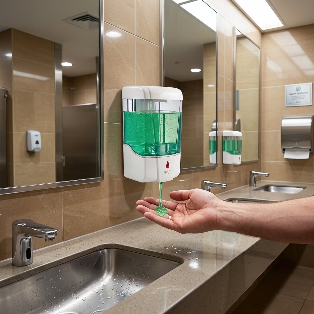 Automatic Touchless Soap Dispenser 600ml | Hygienic Wall Mounted Sanitizer & Liquid Dispenser - Little Hygiene