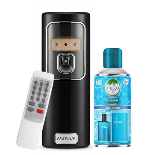 Black Remote Control Air Dispenser With Free 300ml Refill - Little Hygiene