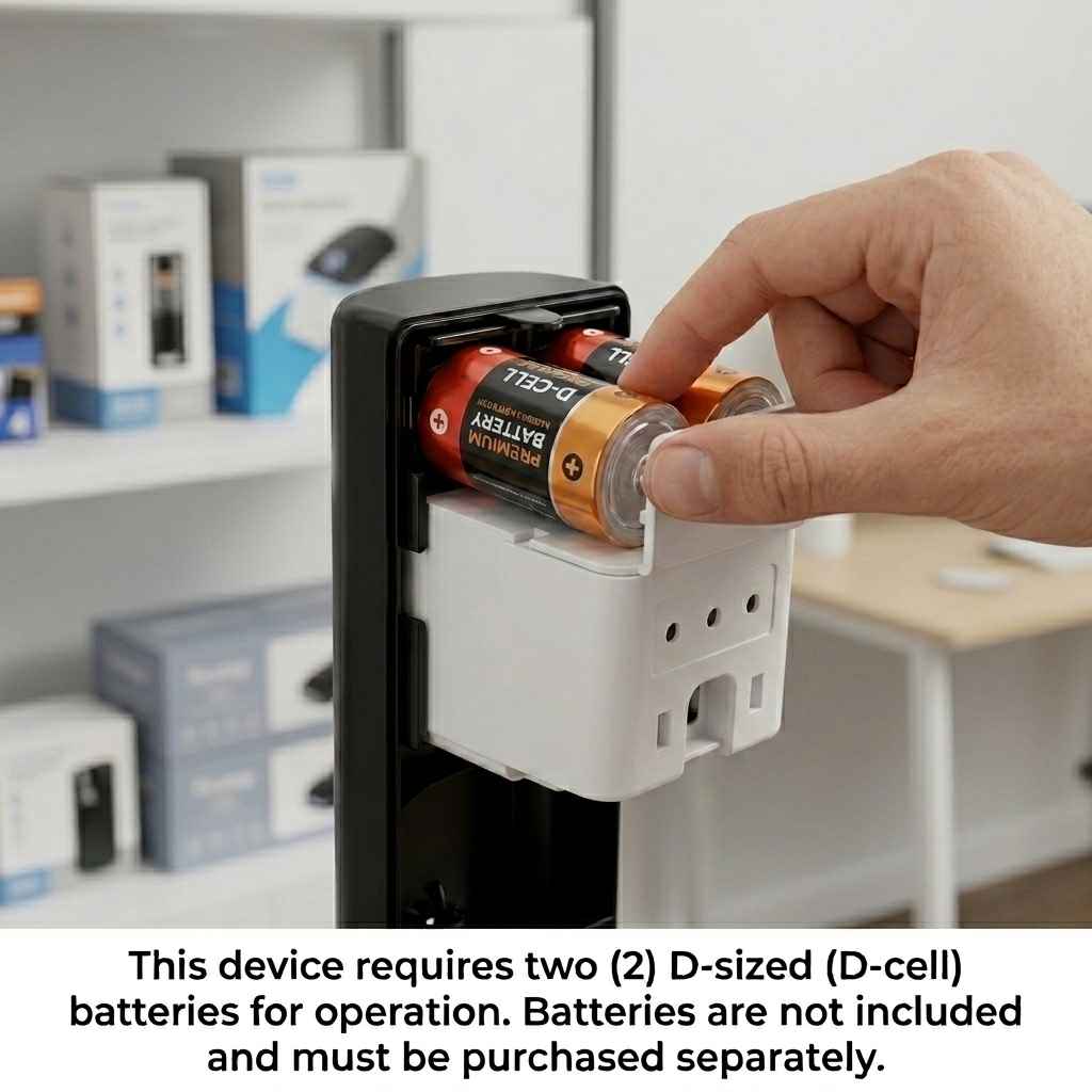 Black LED Automatic Air Freshener Dispenser With Free 300ml Refill