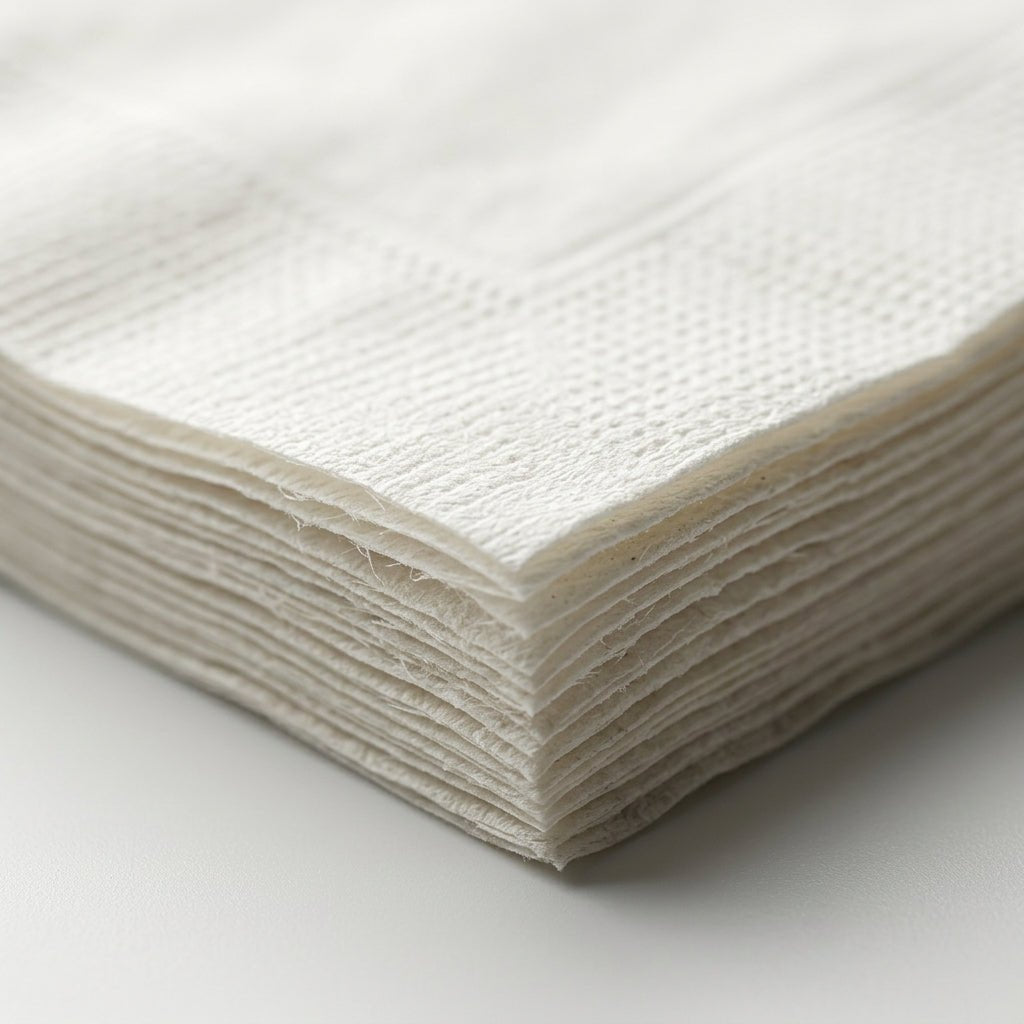 Coffee Napkins 22x22 cm | 100 Sheets 2x Folded Soft Tissue Napkins for Coffee, Tea, Café, Home & Office Use - Little Hygiene