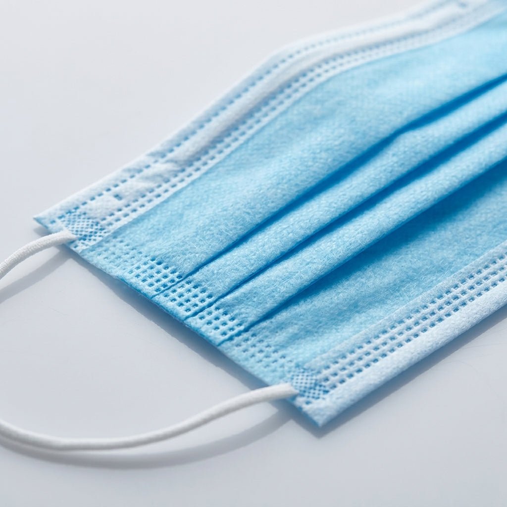 Disposable Face Mask 50 Pcs Pack | 3 Ply Comfortable Fit with Nose Pin - Little Hygiene