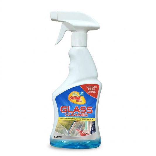 Glass Cleaner Spray 500ml | Powerful Cleaner for Mirrors, Windows & Glass Surfaces - Little Hygiene