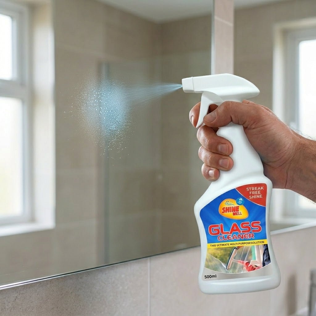 Glass Cleaner Spray 500ml | Powerful Cleaner for Mirrors, Windows & Glass Surfaces - Little Hygiene
