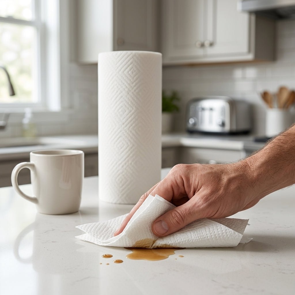 Kitchen Towel Roll 180g Single Pack | Absorbent Paper Towel for Kitchen Cleaning & Daily Use - Little Hygiene