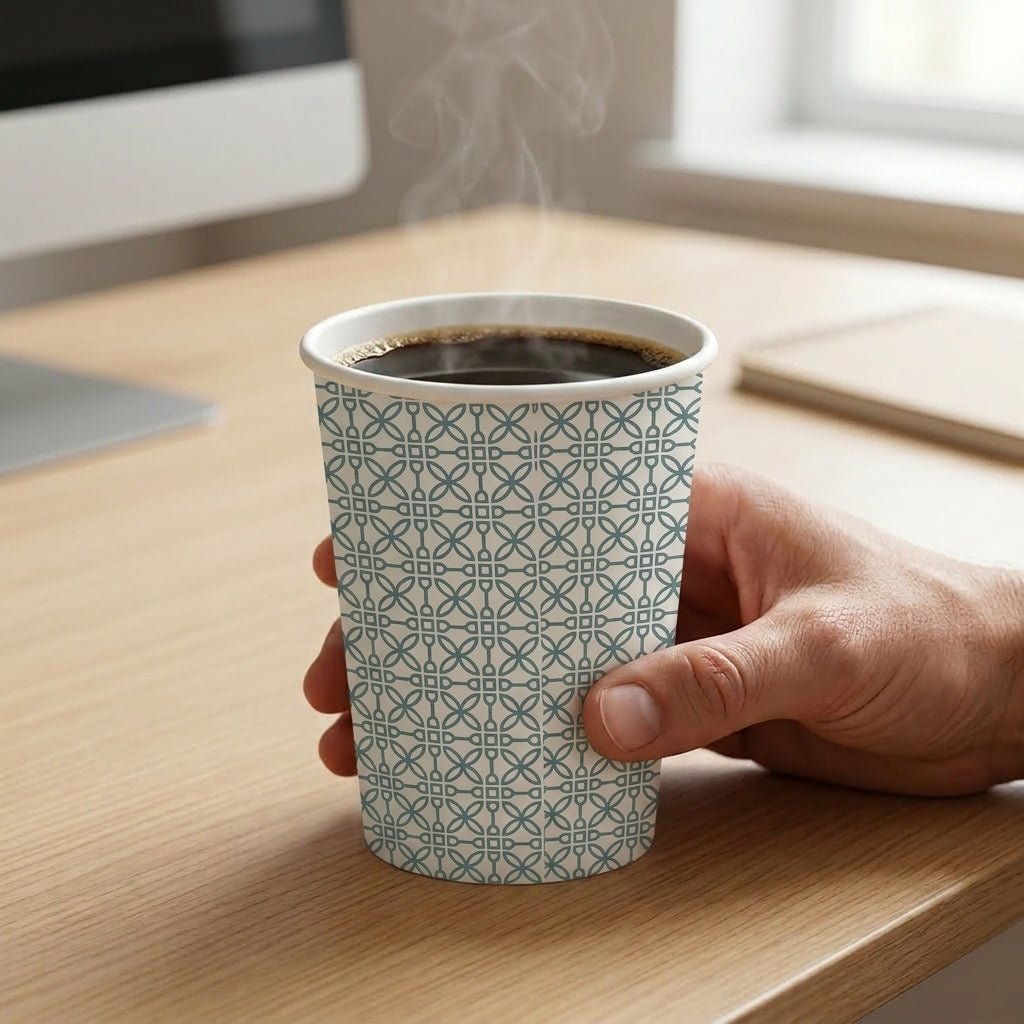 Premium Disposable Paper Glass 6 Oz | 2000 Pcs Carton| Single Use Cups for Tea, Coffee & Cold Drinks - Little Hygiene