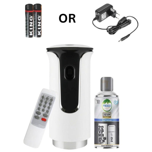 Premium LED Remote Control Automatic Air Freshener Dispenser with Free Air Freshener 300ml - Little Hygiene