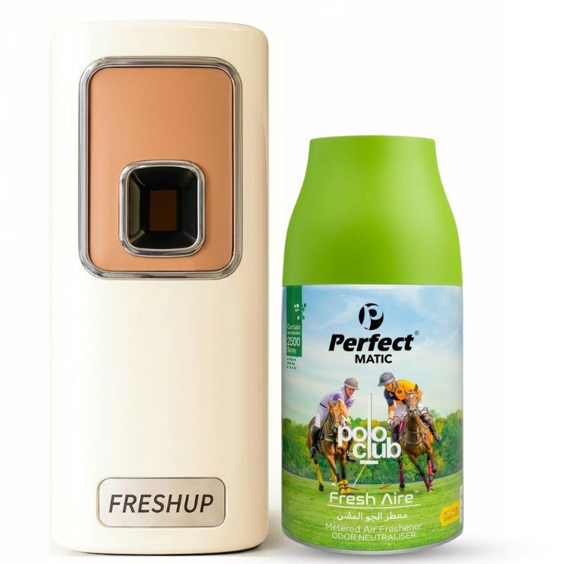 Smart White Automatic Air Freshener Dispenser – Free Air Freshener & Batteries - Little Hygiene