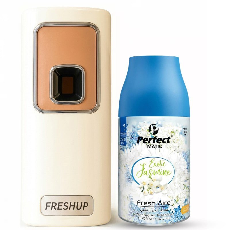 Smart White Automatic Air Freshener Dispenser – Free Air Freshener & Batteries - Little Hygiene
