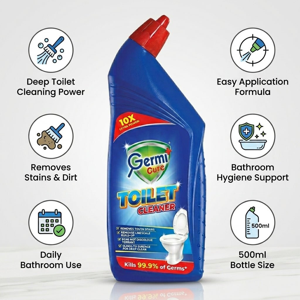 Toilet Cleaner 500ml | Deep Cleaning Solution for Toilet Hygiene & Bathroom Freshness - Little Hygiene