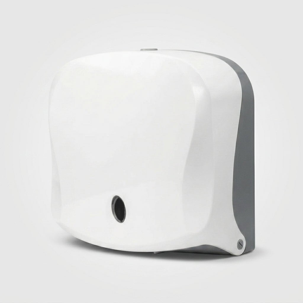 | Wall Mounted Tissue Paper Dispenser with Key Lock | 400 Capacity for Malls & Offices - Little Hygiene